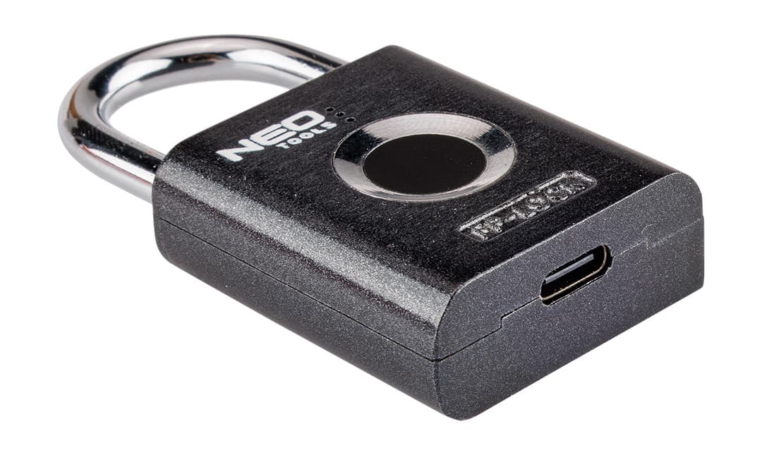 Kłódka na odcisk palca z trwałego stopu cynku 8