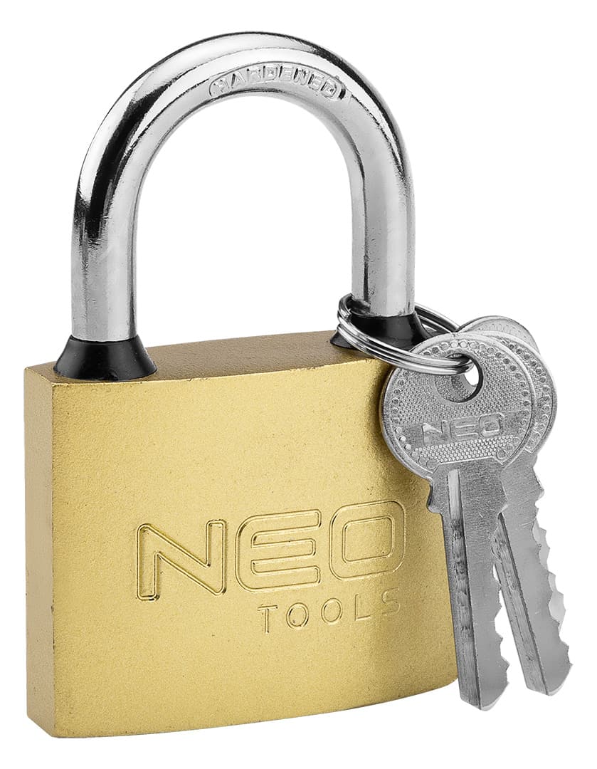 Kłódka żeliwna 60 mm z 3 kluczami 4