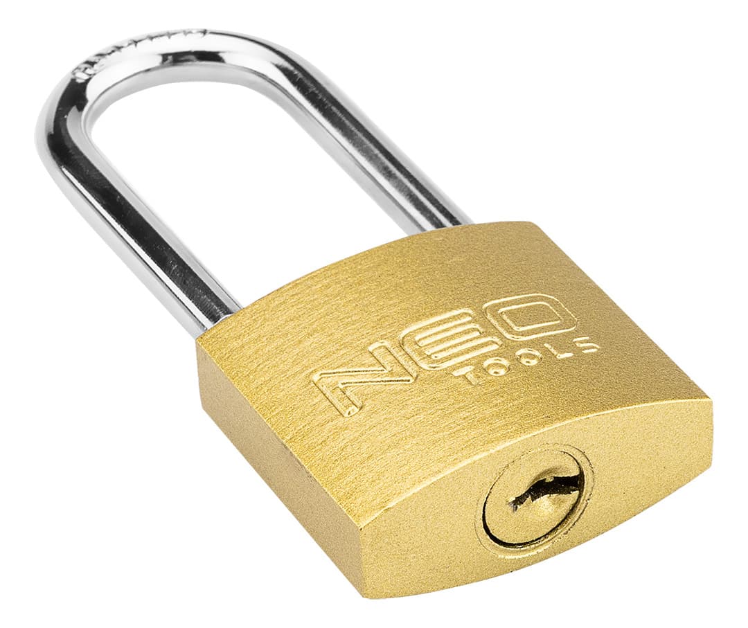 Kłódka z długim jarzmem 40 mm z 3 kluczami 7