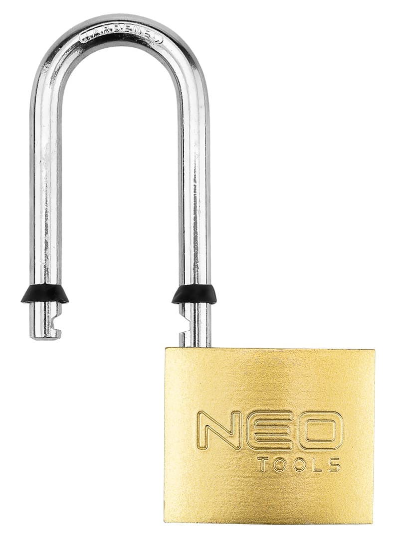 Kłódka żeliwna z długim jarzmem 50 mm 3 klucze 9