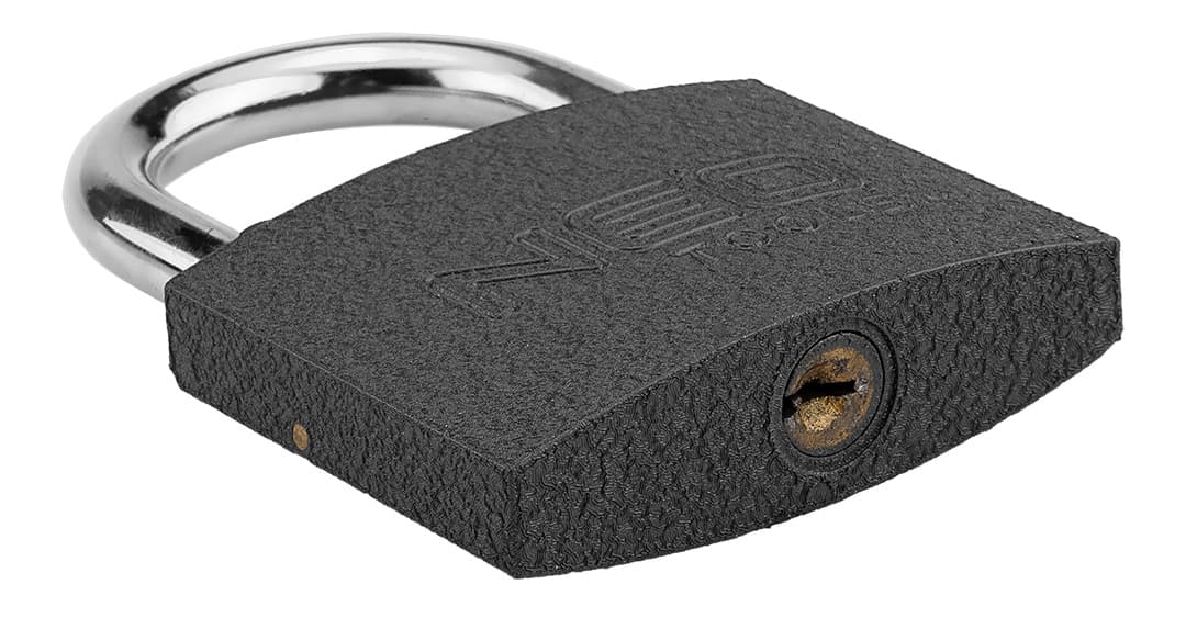 Kłódka żeliwna 75 mm z trzema kluczami 10