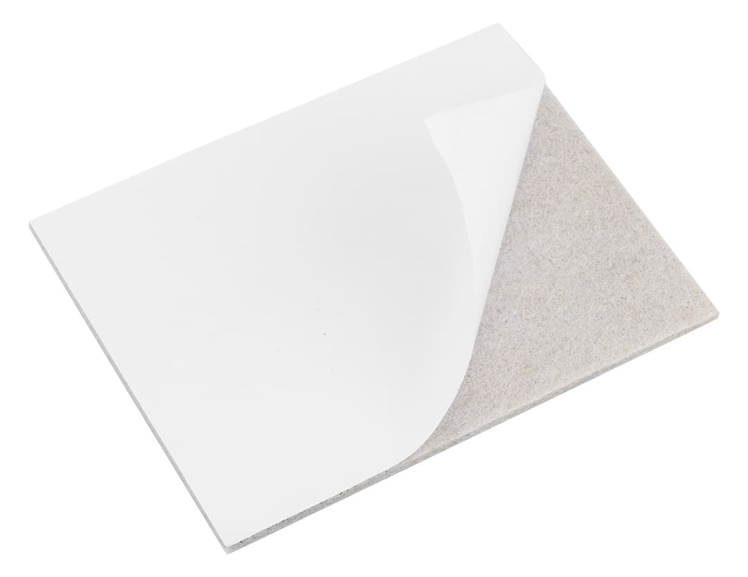 Podkładki filcowe samoprzylepne jasnobrązowe 80 x 100 mm 2 sztuki 8