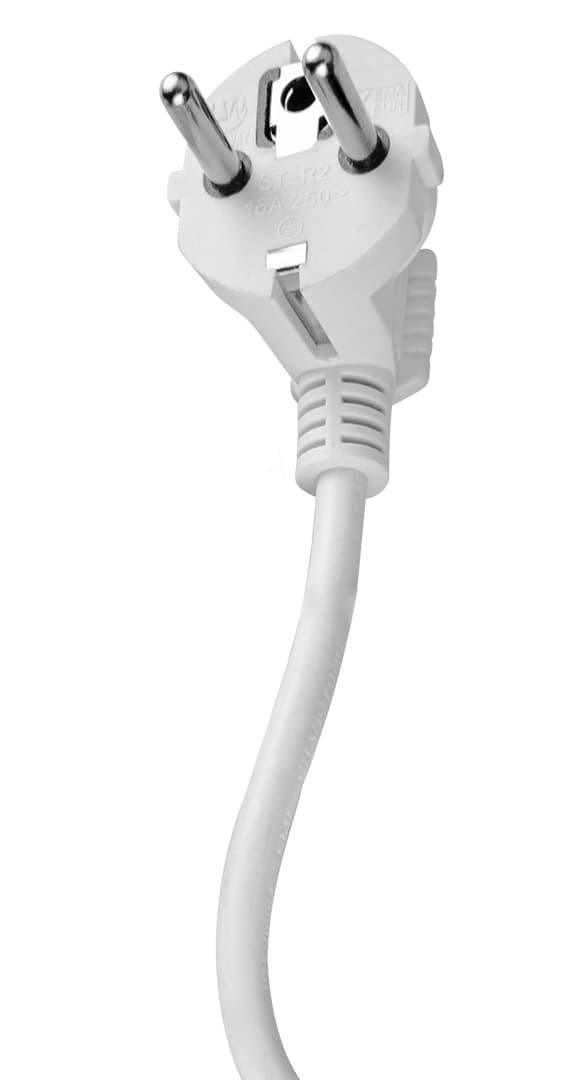 Przedłużacz listwowy 3 gniazda 5 m biały z wyłącznikiem 6