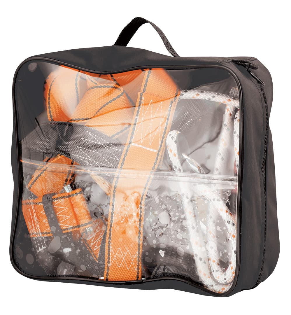 Zestaw asekuracyjny do pracy na wysokości z pasem biodrowym i amortyzatorem 6