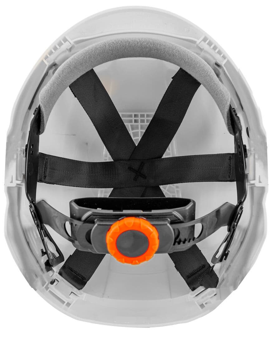 Hełm przemysłowy do pracy na wysokościach, biały 5