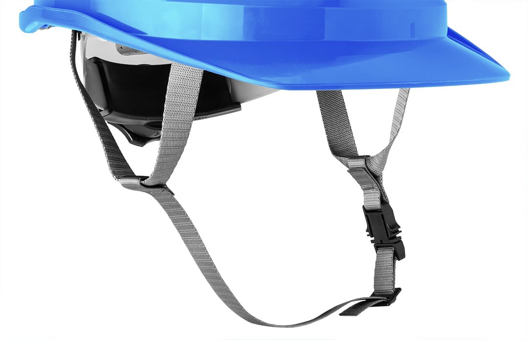 Hełm przemysłowy z regulowanym paskiem podbródkowym 8