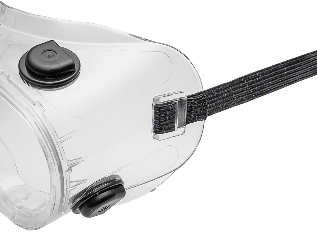 Gogle ochronne z poliwęglanu, klasa odporności B 6