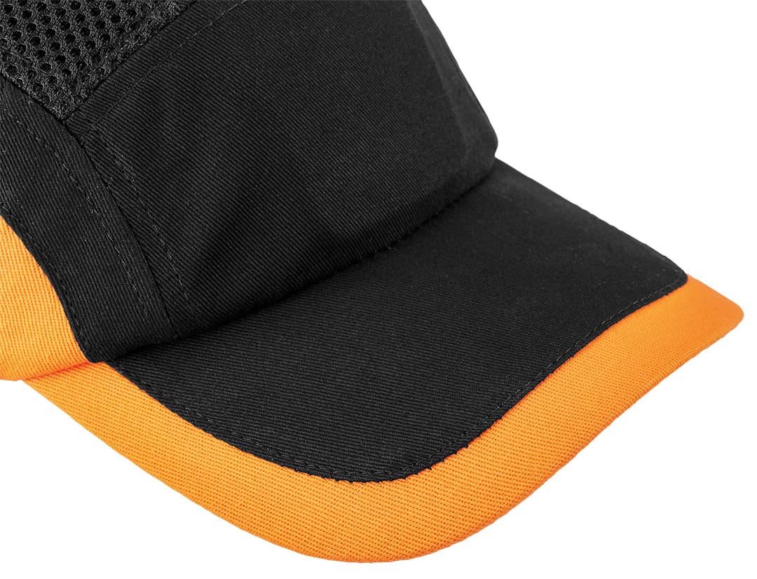 Czapka z daszkiem ze wzmocnieniem NEO TOOLS czarno-pomarańczowa 10