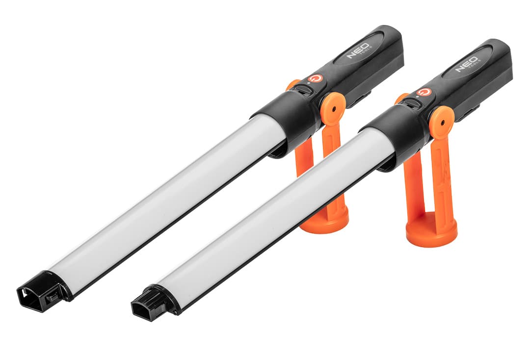 NEO tools rozkładana lampa warsztatowa akumulatorowa 2x350 lumenów 7