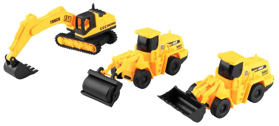 Plac budowy z piaskiem kinetycznym w walizce 7