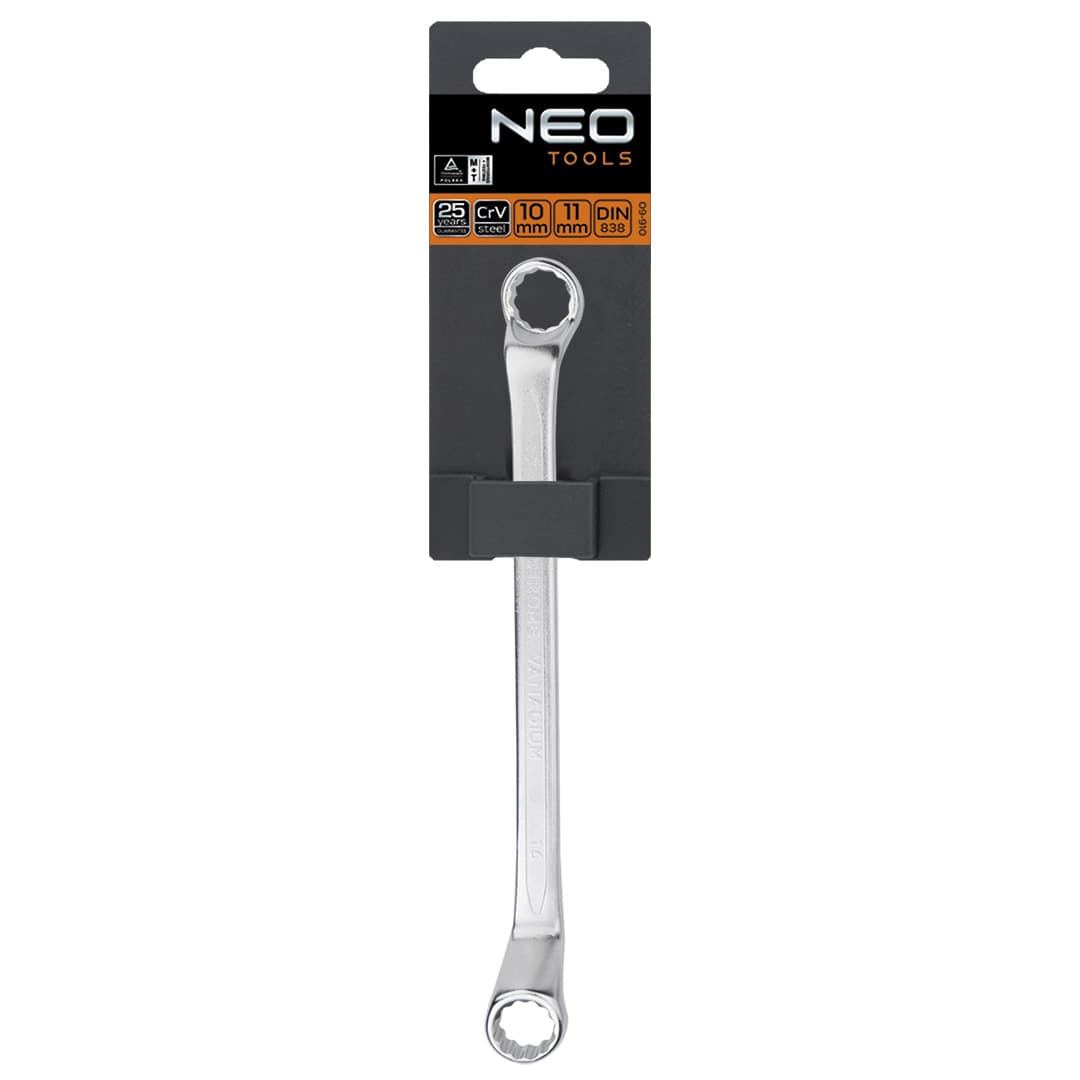 Klucz oczkowy odgięty 6 x 7 mm 9