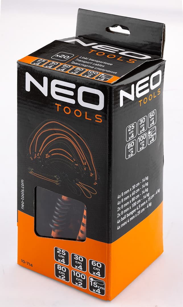 Linki transportowe gumowe z haczykami 20 sztuk 3