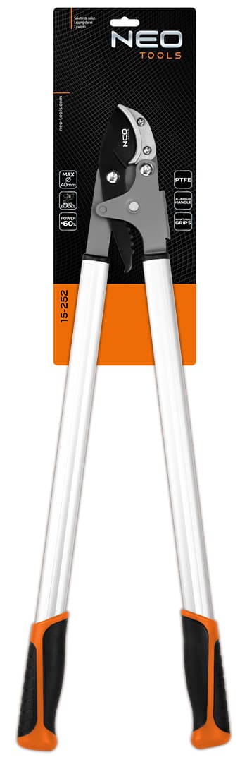 Kowadełkowy sekator do gałęzi NEO TOOLS 765 mm, zakres cięcia do 40 mm 8