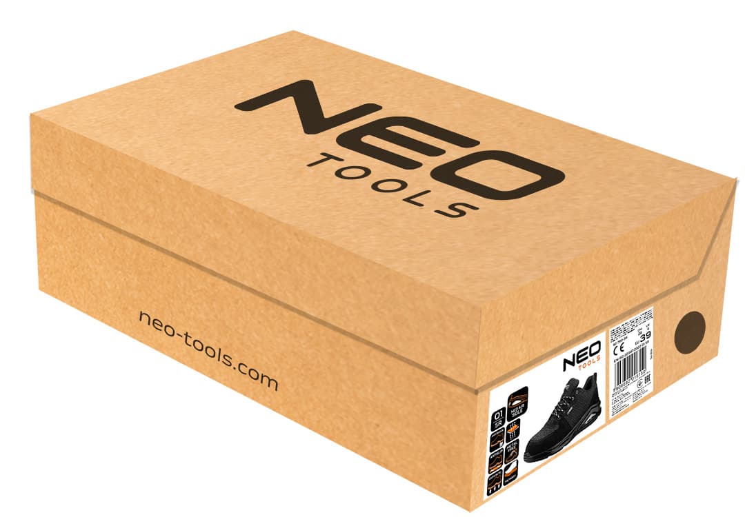 Półbuty robocze zawodowe Neo Air O1 SR, czarne, rozmiar 47 6