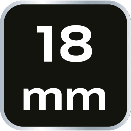 Nasadka sześciokątna 1/2 cala 18 mm izolowana 1000V 7