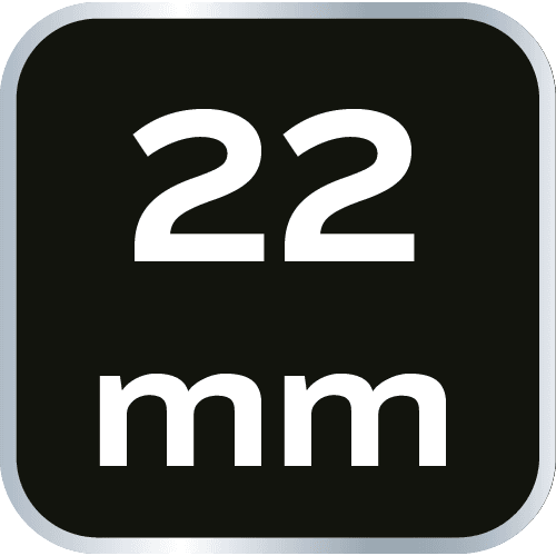 Nasadka sześciokątna 1/2 cala 22 mm izolowana 1000V 7