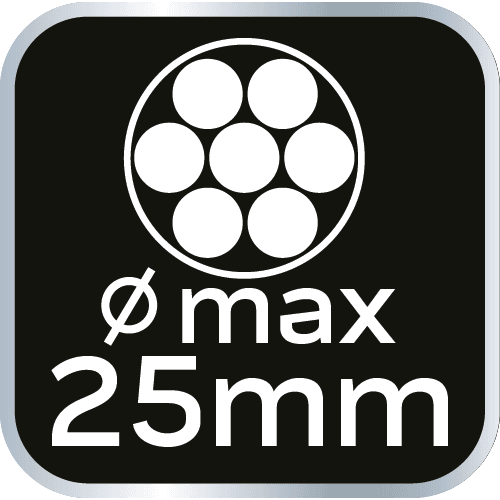 Obcinak do kabli miedzianych i aluminiowych 225 mm 7