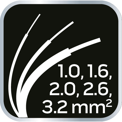 Automatyczny ściągacz izolacji 175 mm, zakres 1-3,2 mm2 4