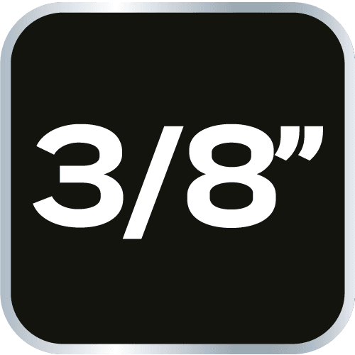 Nasadka sześciokątna długa 3/8 cala, rozmiar 16 mm 6