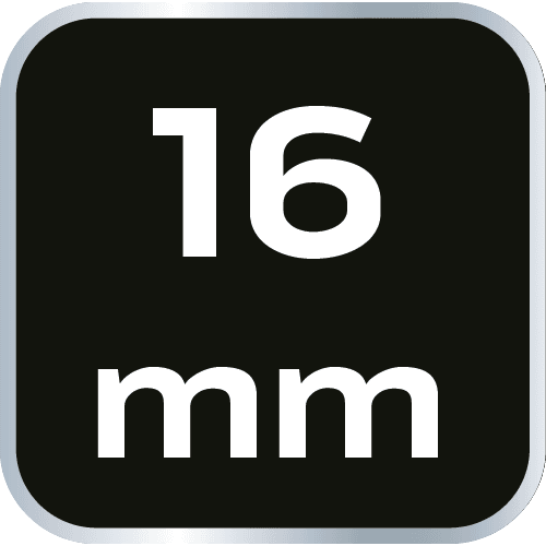 Nasadka sześciokątna długa 3/8 cala, rozmiar 16 mm 7