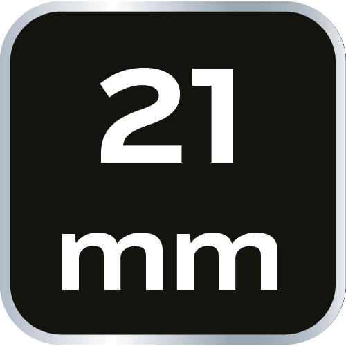 Nasadka sześciokątna długa 1/2 cala, rozmiar 21 mm 8