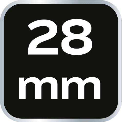 Nasadka sześciokątna długa 1/2 cala, rozmiar 28 mm 8