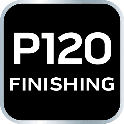 Krążki ścierne 150 mm P120, 5 sztuk z 9 otworami 10