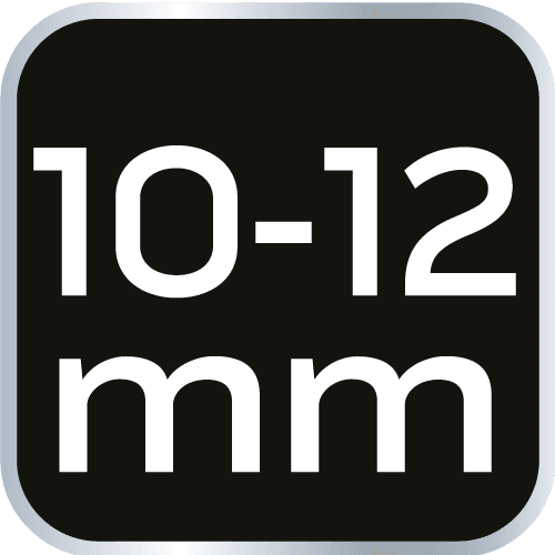 Klucz oczkowy półotwarty do przewodów 10 x 12 mm 6