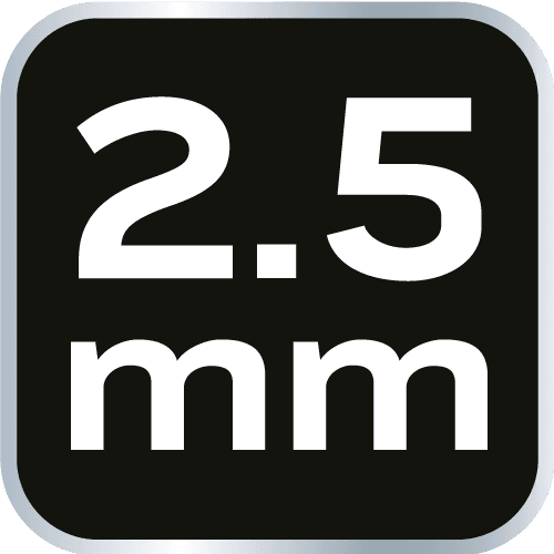 Klucz sześciokątny 2.5 mm ze stali chromowo-wanadowej 4