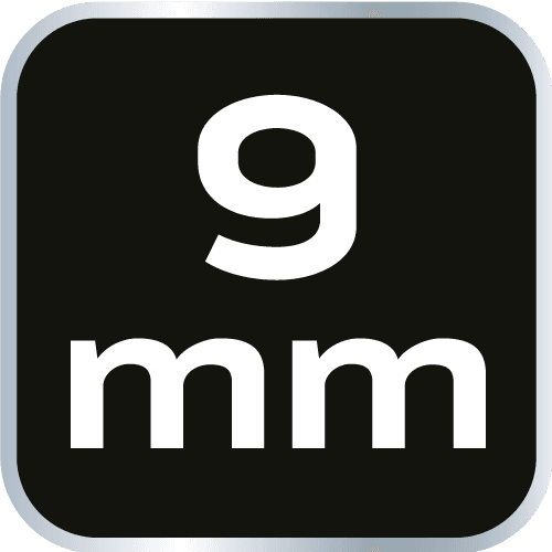 Klucz sześciokątny 9.0 mm ze stali chromowo-wanadowej 4