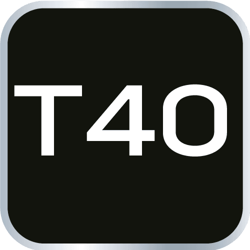 Bity udarowe S2 50 mm T40 zestaw 5 sztuk 9