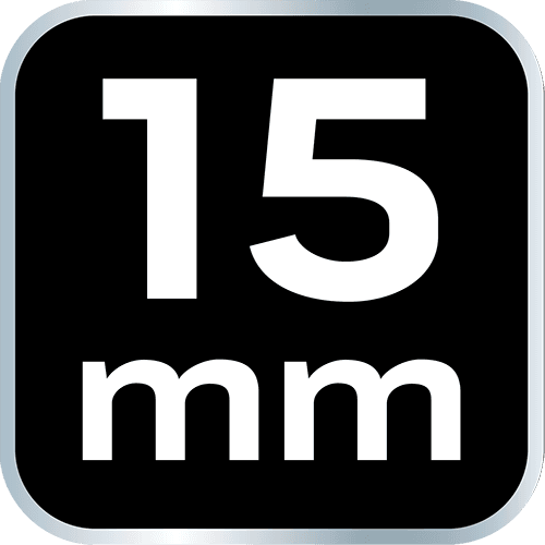 Klucz płasko-oczkowy 15 mm długość 190 mm 2