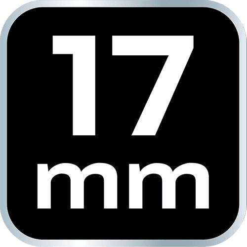 Klucz płasko-oczkowy 17 mm długość 210 mm 2