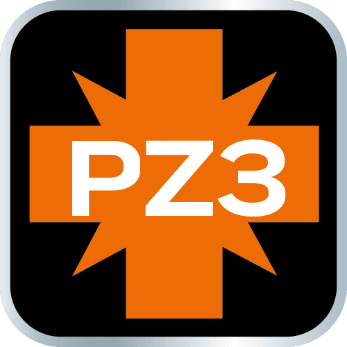 Końcówka wkrętakowa PZ3 na nasadce 1/4 cala krótka 37 mm 4