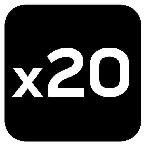 Linki transportowe gumowe z haczykami 20 sztuk 10