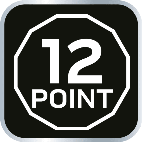 Nasadka do filtra oleju 76 mm 12-kątna czarna 3