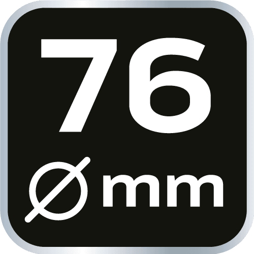 Nasadka do filtra oleju 76 mm 12-kątna czarna 4