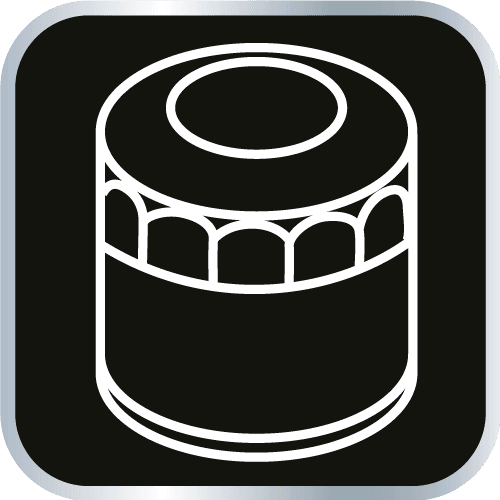 Nasadka do filtra oleju 96 mm 18-kątna czarna 2