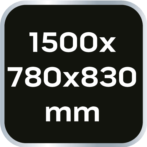 Stół warsztatowy z regulacją wysokości 1500 x 780 x 830 mm 2