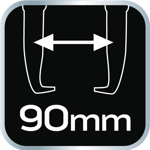 Ściągacz do łożysk dwuramienny regulowany 105 x 110 mm 4