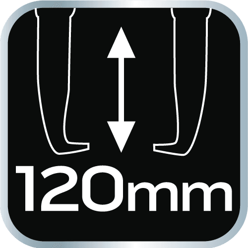 Ściągacz dwuramienny do łożysk 120 x 130 mm 2