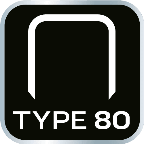 Zszywki galwanizowane do zszywacza pneumatycznego Typ 80, długość 16 mm, 4000 sztuk 4