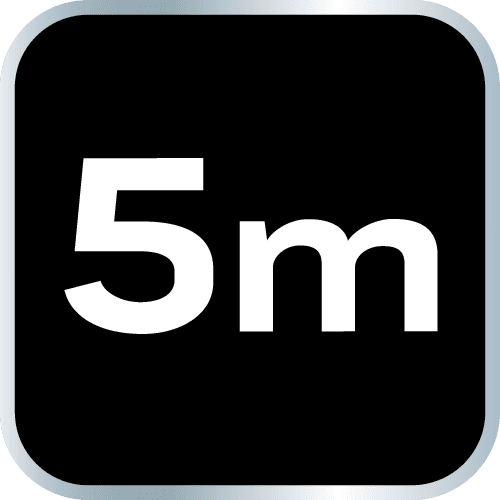 Przewód ciśnieniowy spiralny 5 x 8 mm, 5 m, wykonany z polietylenu 8