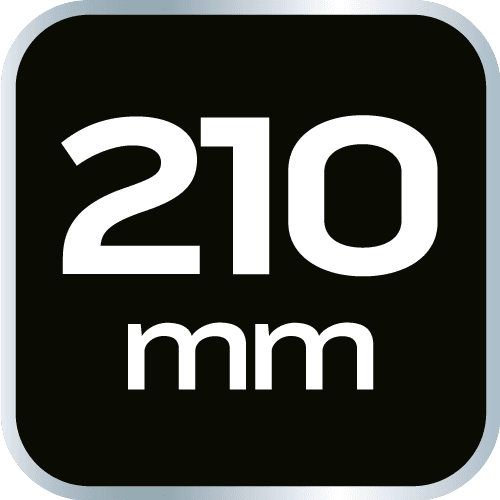 Sekator by-pass aluminiowy 210 mm z uchwytem TPR 9