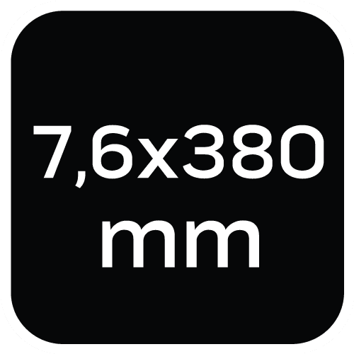 Opaski zaciskowe ogrodowe 7.6 x 380 mm brązowe 50 sztuk 2