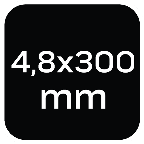 Opaski zaciskowe ogrodowe brązowe 4.8 x 300 mm 50 sztuk 2