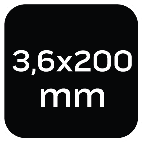 Opaski zaciskowe ogrodowe 3.6 x 200 mm, brązowe, 50 sztuk 8