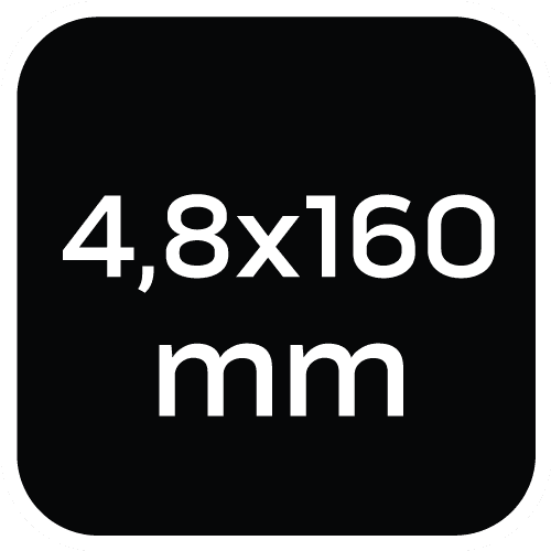 Opaski zaciskowe ogrodowe 4.8 x 160 mm, 50 sztuk, zielone 2