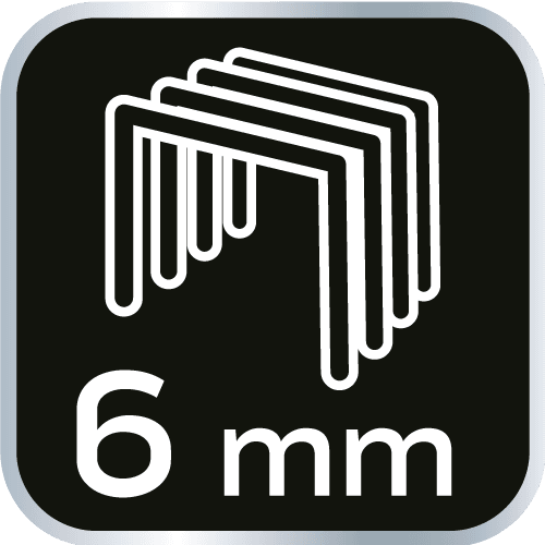 Zszywki typ J 6 mm 2000 sztuk do tapicerowania 2