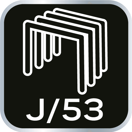 Zszywki typ J 6 mm 2000 sztuk do tapicerowania 3